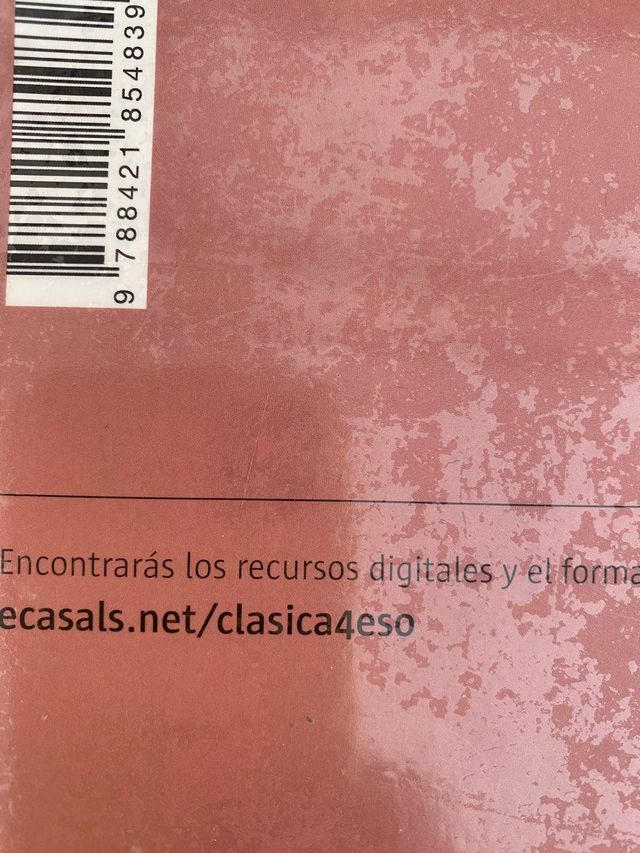 Cultura clásica 4 Eso. Casals