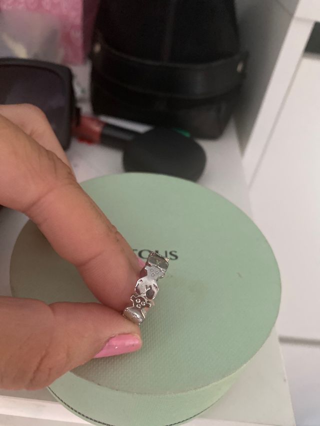 anillo de plata
