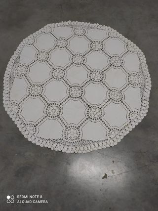 Mantel de crochet