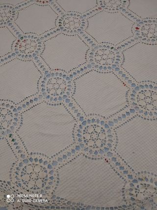 Mantel de crochet