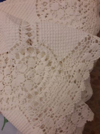Mantel de crochet