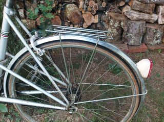 Bicicleta semicarreras antigua