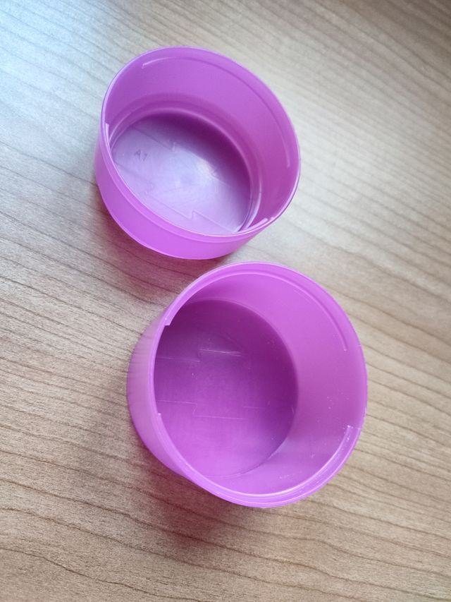 Compartimentos y tapa Smart shake morado