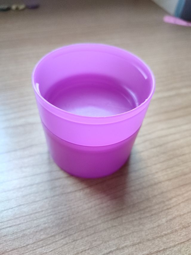 Compartimentos y tapa Smart shake morado