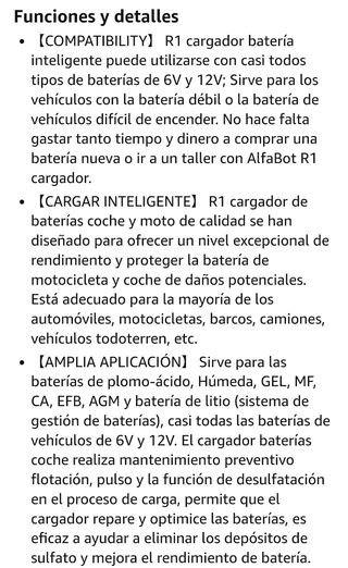 CARGADOR DE BATERÍAS 