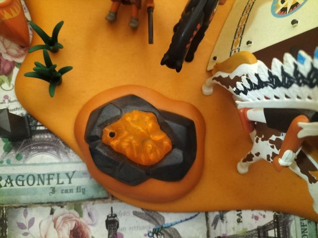 Campamento indio playmobil