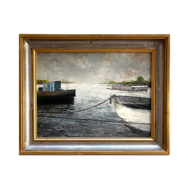 óleo firmado por Juan Arias - XAN