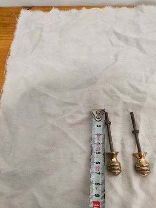 Antiguos tiradores perilla metal