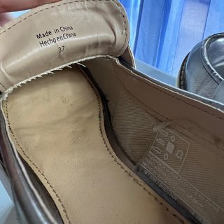 Mocassino argento donna Benetton