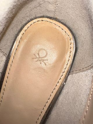 Mocassino argento donna Benetton