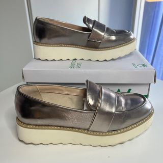 Mocassino argento donna Benetton