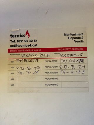 Caldera de gas propà