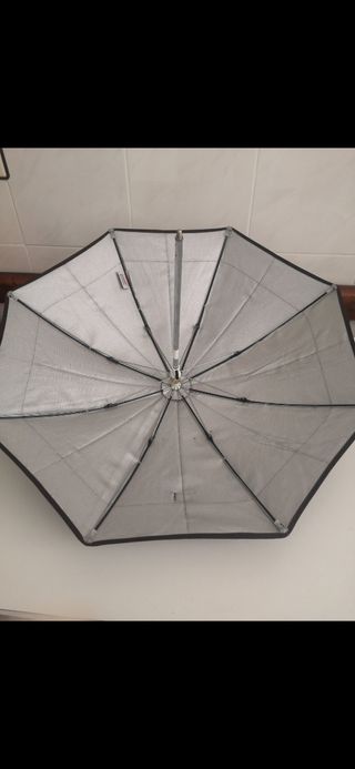 Sombrilla de kids zone.