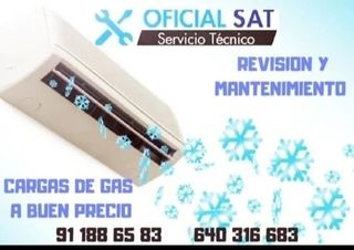 Carga gas aire acondicionado