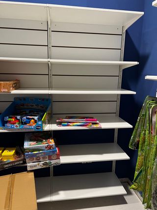 Estanterías y baldas sueltas tienda