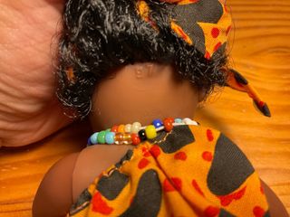 Muñeca Barriguitas Africana Famosa 97