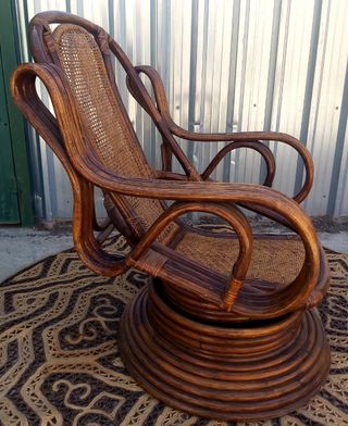 Sillón Bambú, ratán, mimbre, Enmanuelle