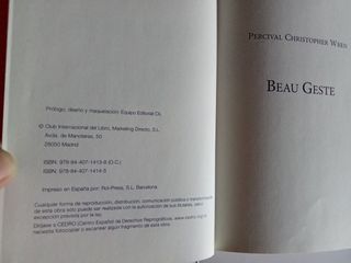 Beau Geste. Percival Christopher Wren.