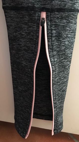 Leggings Gris Cremalleras Rosas de Women'Secret