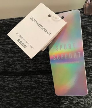 Leggings Gris Cremalleras Rosas de Women'Secret