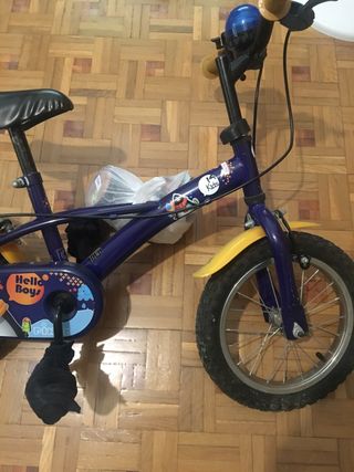 Bicicleta para niños de 14 pulgadas marca pingo