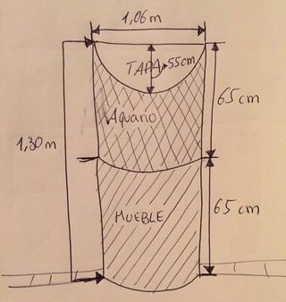 Acuario 300litros + mueble completo+accesorios