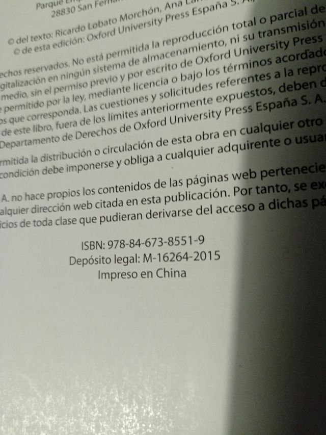 Lengua Castellana y literatura 1 Bachillerato