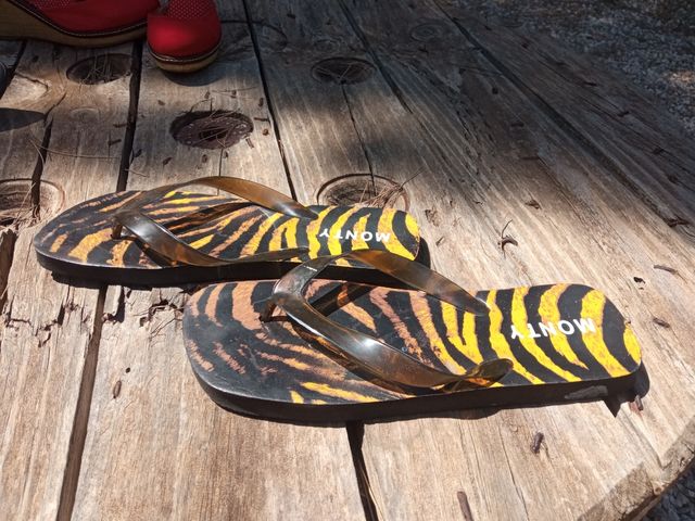 chanclas tigre
