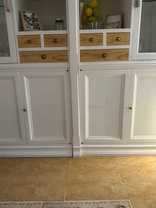mueble salon , madera cerezo