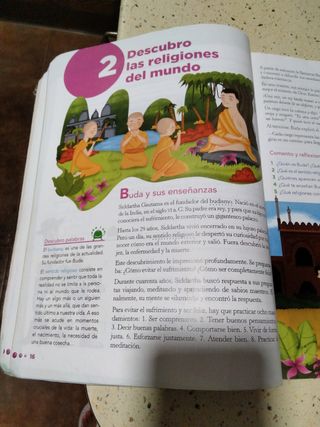 Libro de religión católica 6 de prim