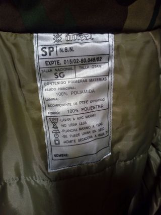 Chaqueta militar