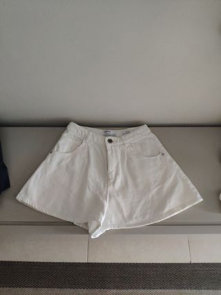 Falda pantalón tejana Bershka talla S