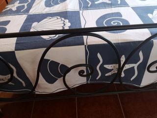 Cama con dosel 150 cm