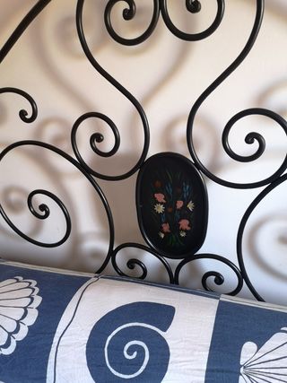 Cama con dosel 150 cm