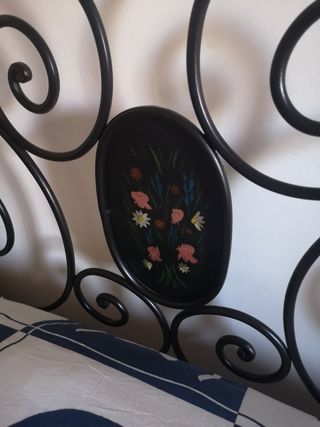 Cama con dosel 150 cm