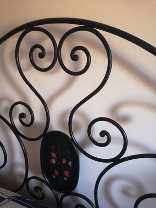 Cama con dosel 150 cm