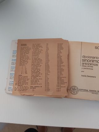 Diccionario de sinónimos y antónimos