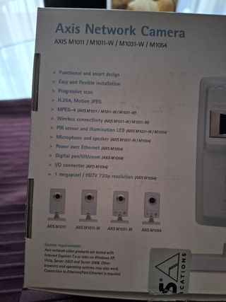 Cámara videovigilancia Axis M1011