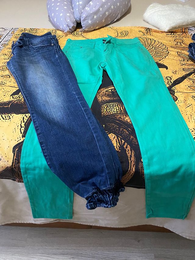 pantalones vaqueros talla 38. Lis dos 6€