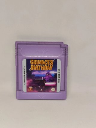 2023 GRIMACE'S BIRTHDAY GAMEBOY COLOR / ADVANCE