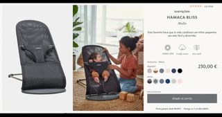 Hamaca malla transpirable BabyBjorn Bliss