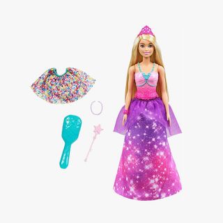 Barbie Dreamtopia Princesa y sirena con 3 looks