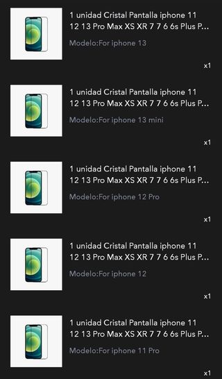 Cristal templado para iphone, nuevo