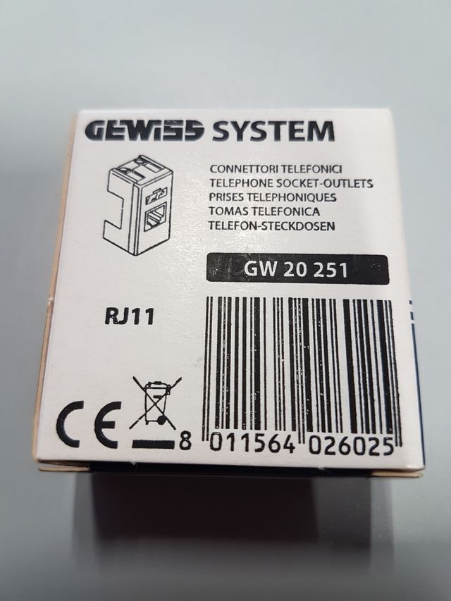 Presa RJ11 GW20251 System