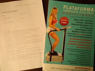Plataforma vibratoria de ejercicio NECTARCLINIC