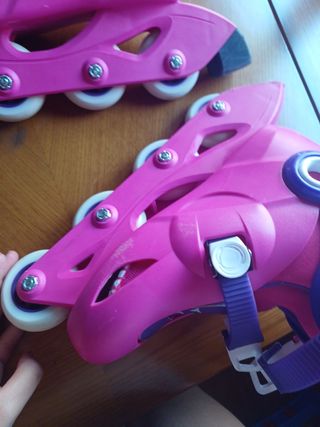 Patines en linea y protección