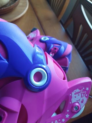 Patines en linea y protección