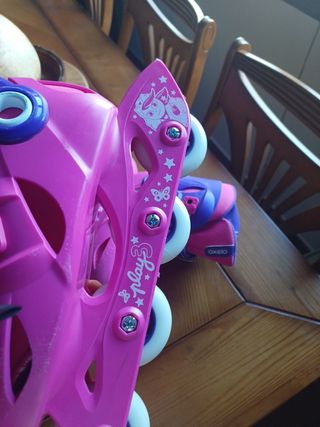 Patines en linea y protección