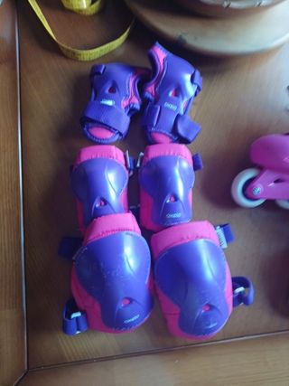 Patines en linea y protección