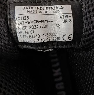 Bota de seguridad S2 ESD puntera horma ancha, T 42